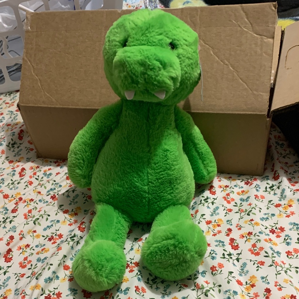 Kid connection 12 inch green dinosaur